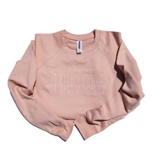 Bloom Where You Are Planted Embroidered Crew